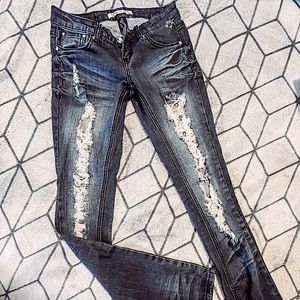 ZCO Distressed Ripped Jeans SIZE 3